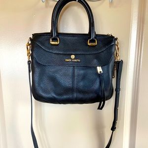 Vince Camuto Black Leather Crossbody